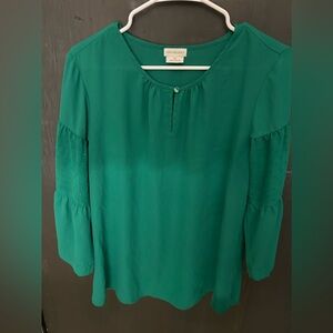 Green blouse